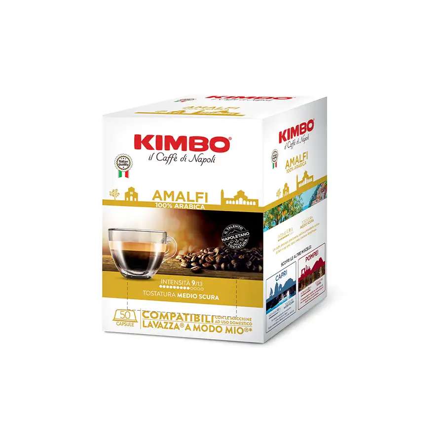 Caffè Kimbo - Capsule Compatibili A Modo Mio - Miscela Amalfi