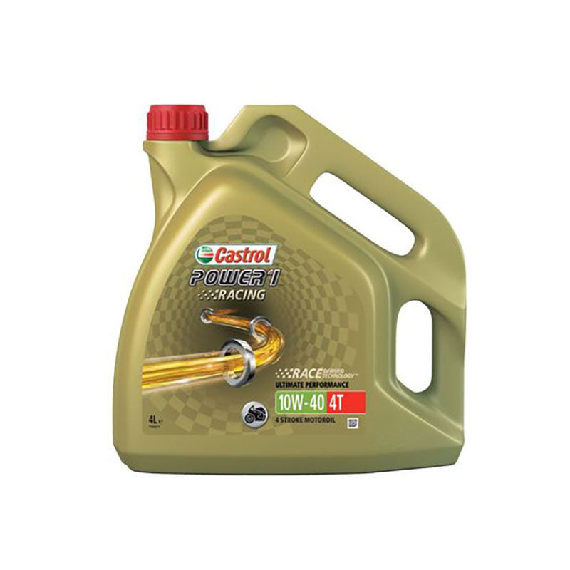 Castrol - Power 1 - Olio Motore Per Moto 4 Tempi - 10W-40 - 4 Litri