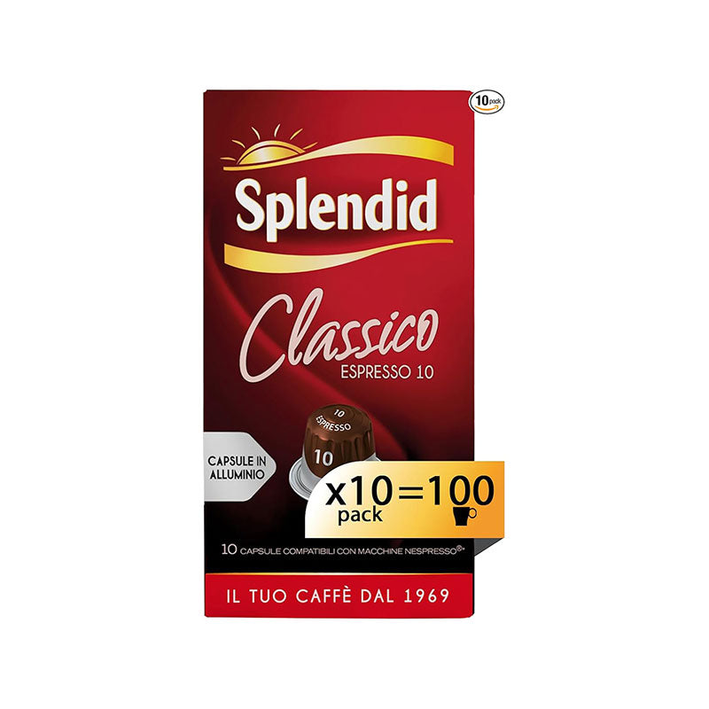 Splendid Coffee – Nespresso-Aluminiumkapseln – Klassische Espressomischung
