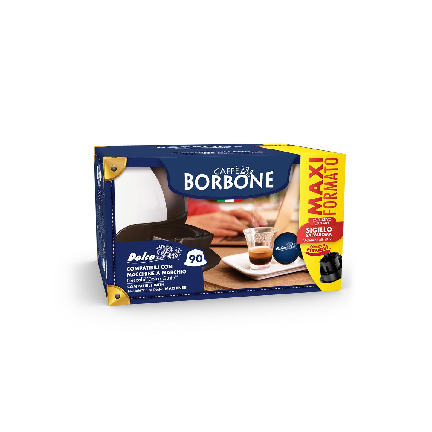 Caffè Borbone – Dolce Gusto – Mix Degustazione 4 Miscele – 360 Capsule