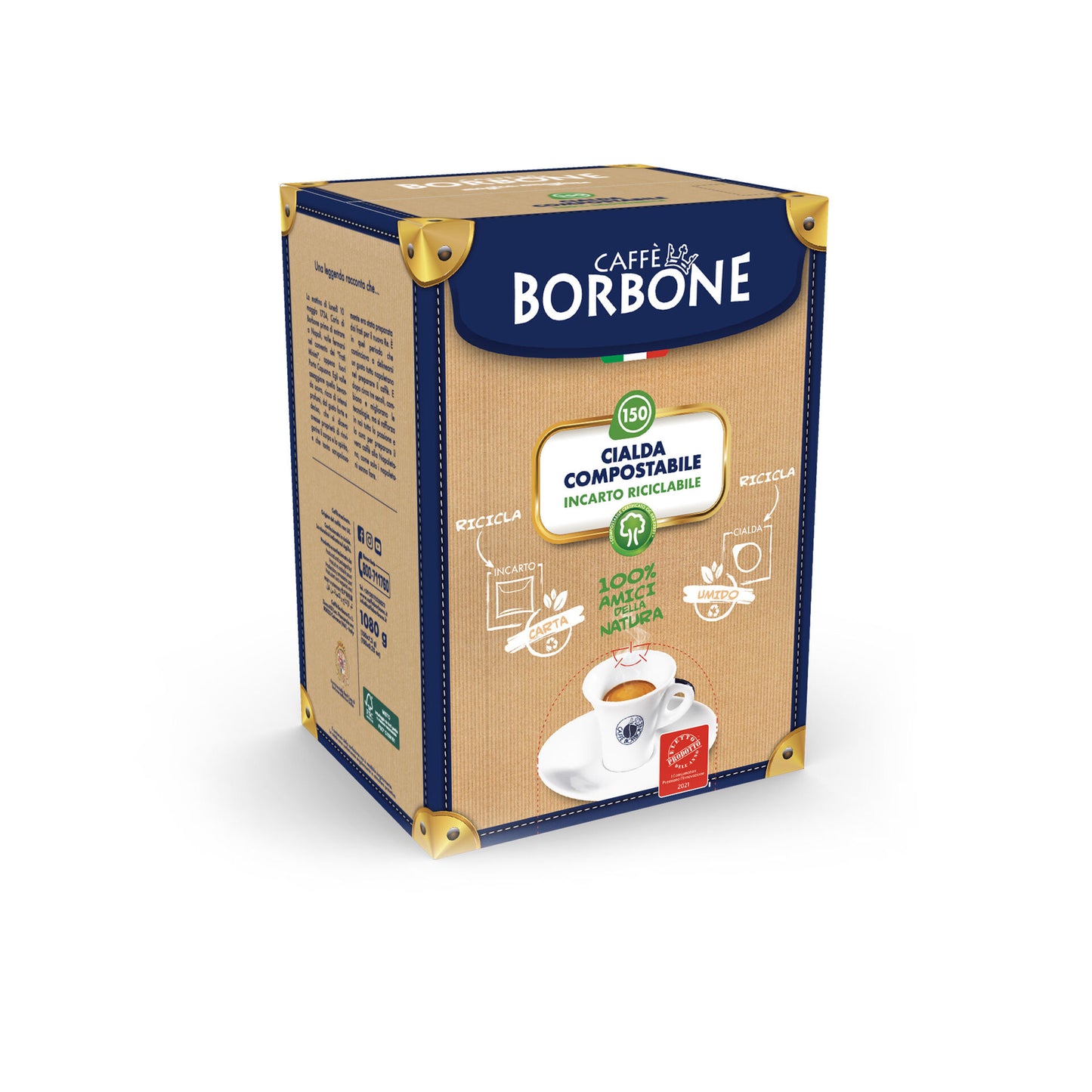 Caffè Borbone – Pad-Linie – Probiermischung aus 4 Mischungen – 600 Pads