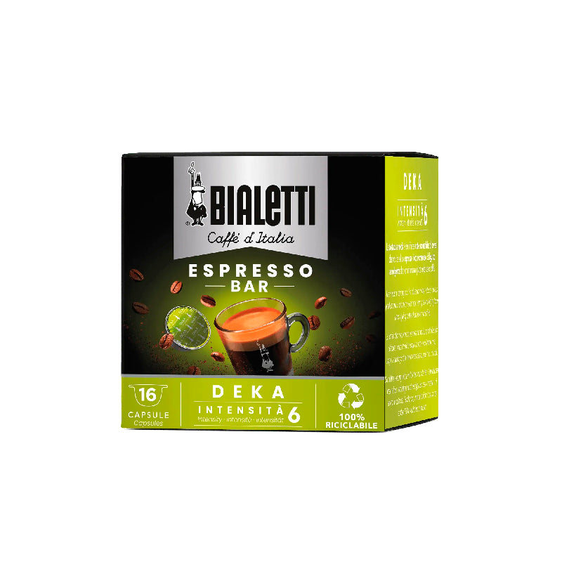 Caffè Bialetti - Capsule Compatibili Bialetti - Miscela Decaffeinato