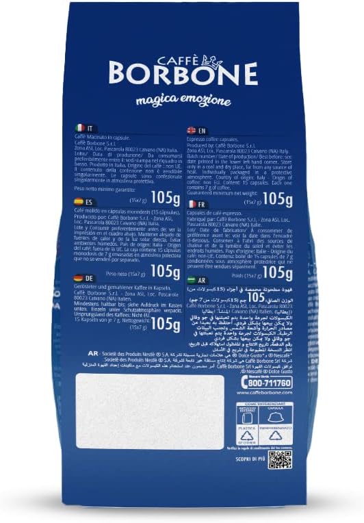 Caffè Borbone –Dolce Gusto – Miscela Blu