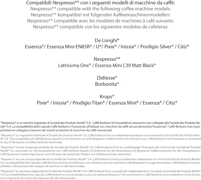 Caffè Borbone Respresso Oro – Nespresso-kompatibel – Premium- und Aromamischung – Schachtel mit 50 Kapseln