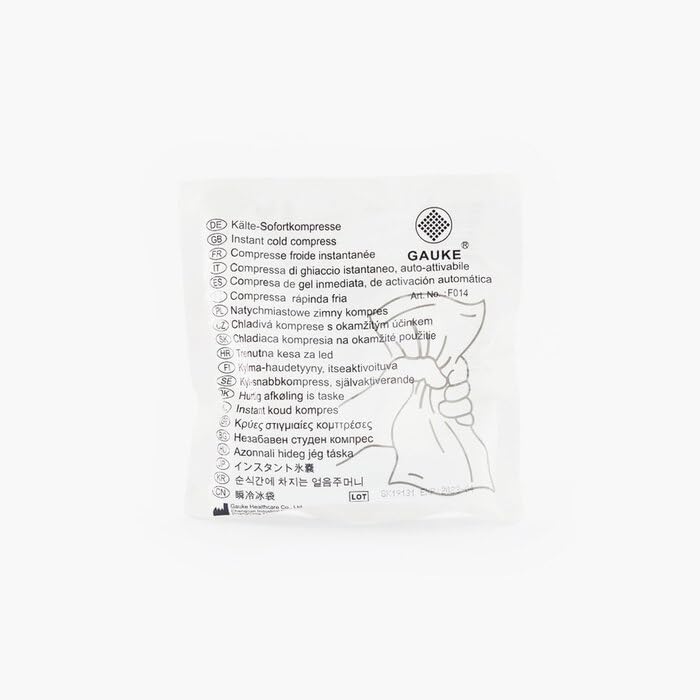 Rocard® | Ghiaccio istantaneo monouso in busta PE | ICE PACK (25 pezzi) | Made in Italy | Prodotto conforme alla MDR 2017/745