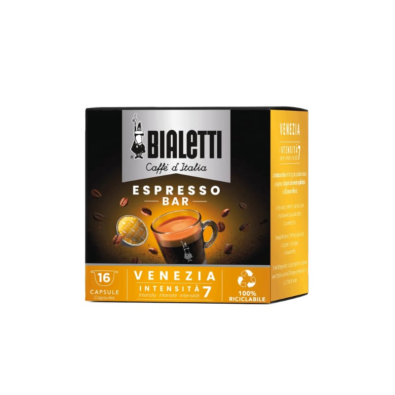 Caffè Bialetti Venezia – Capsule Originali Bialetti, Espresso Delicato e Profumato