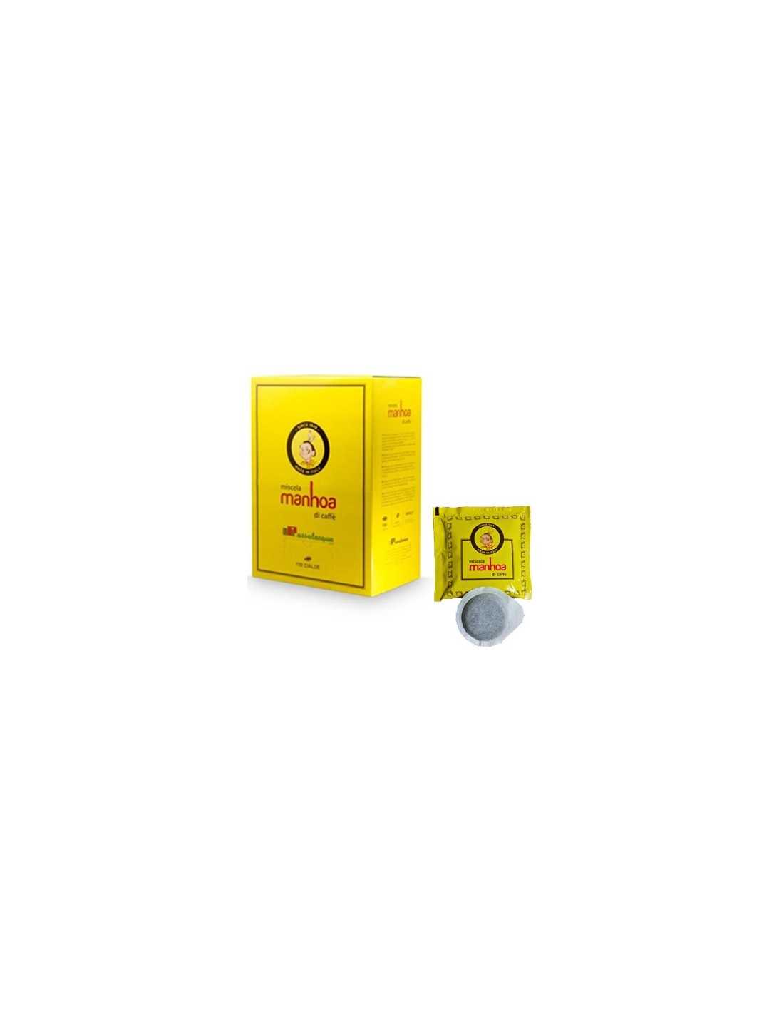 Caffè Passalacqua - 150 Cialde Filtro Carta ESE 44 mm - Miscela Manhoa