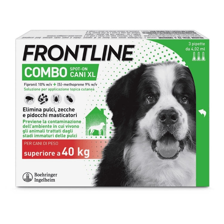 BOEHRINGER - Antiparassitario - FRONTLINE Spot On Taglia XL - >40 KG 3 Pipette