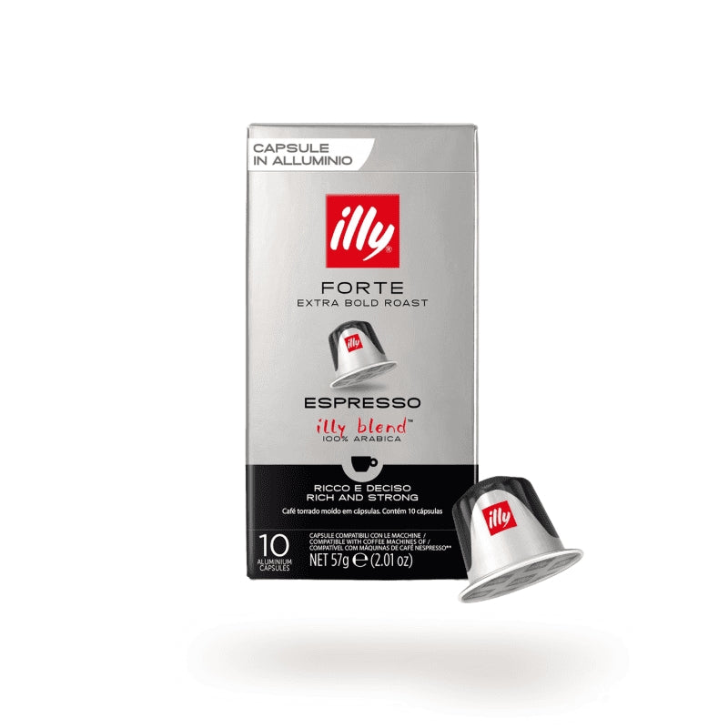 Illy Caffè – Nespresso – Miscela Tostato Forte – Capsule In Alluminio – Confezione da 100 Capsule