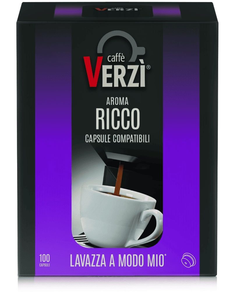 Caffè Verzi – Capsule Compatibili A Modo Mio – Miscela Ricco