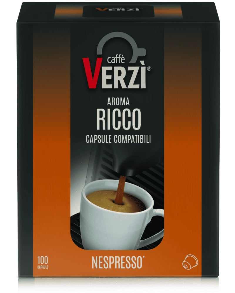 Caffè Verzi – Capsule Compatibili Nespresso – Miscela Ricco