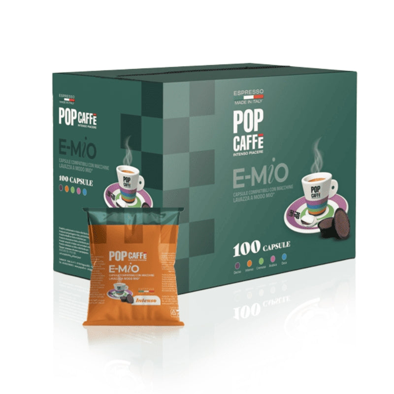 Pop Caffè – Capsule Compatibili A Modo Mio – Miscela Intenso