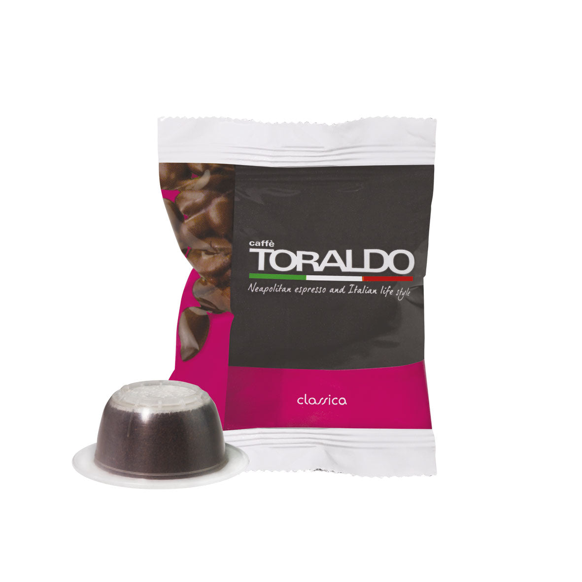 Toraldo Kaffee – 100 Bialetti-kompatible Kapseln – Klassische Mischung