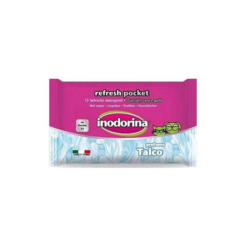 Inodorina – Tücher – Duft: Talkum – 40 Stück