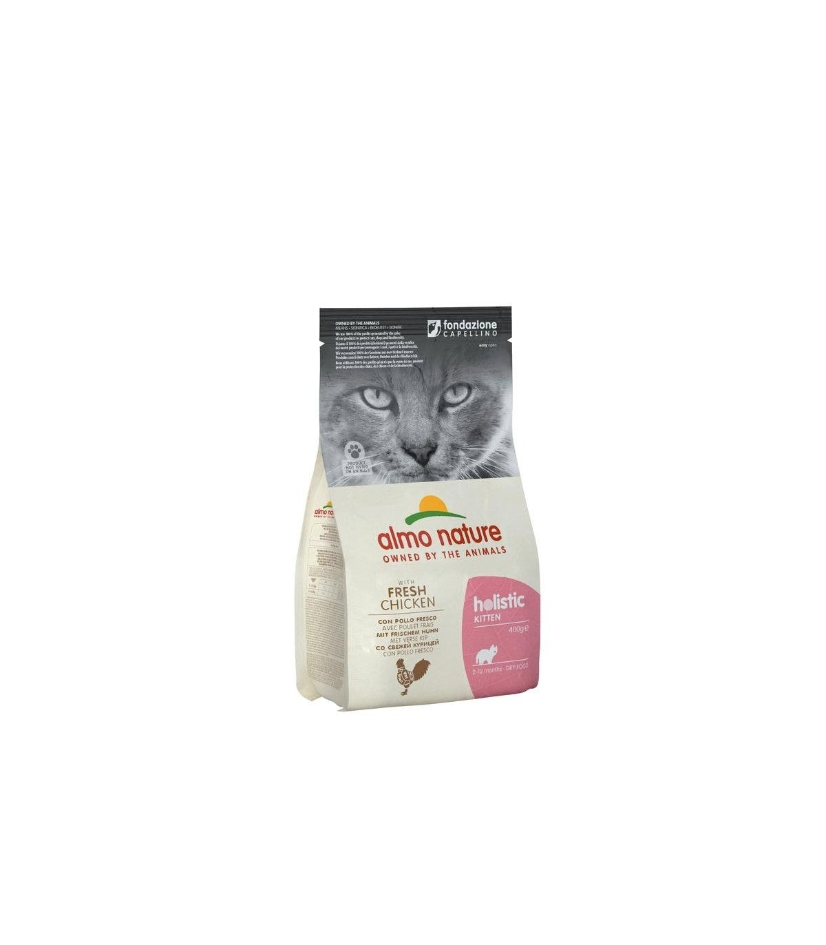 Almo Nature – Holistic Cat Kitten – mangime Secco per Gattini – Gusto Pollo e Riso – Kg.2