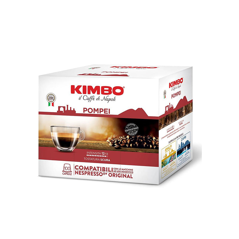 Kimbo - Capsule Compatibili Nespresso - Miscela Pompei