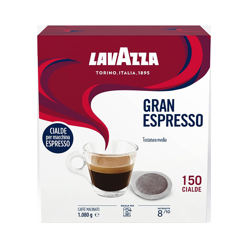 Caffè Lavazza - 150 Cialde Filtro Carta ESE 44 mm - Miscela Gran Espresso
