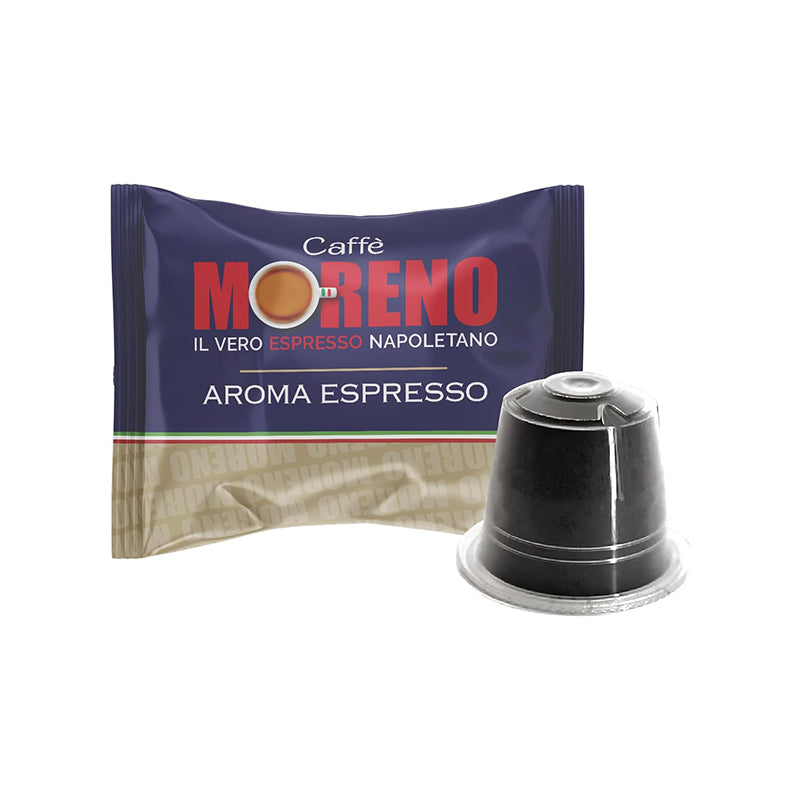 Caffè Moreno – 100 Nespresso-kompatible Kapseln – Espresso-Bar