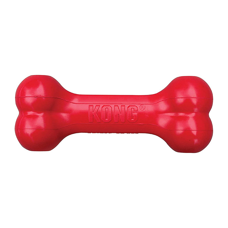 KONG – Goodie Bone – Robuster Kauknochen aus Gummi, Leckerli-Spender – für mittelgroße Hunde