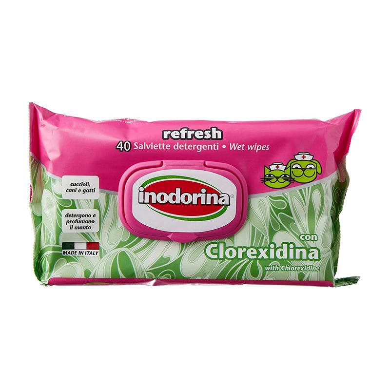 Inodorina - Tücher - Duft: Chlorhexidin - 40 Stück
