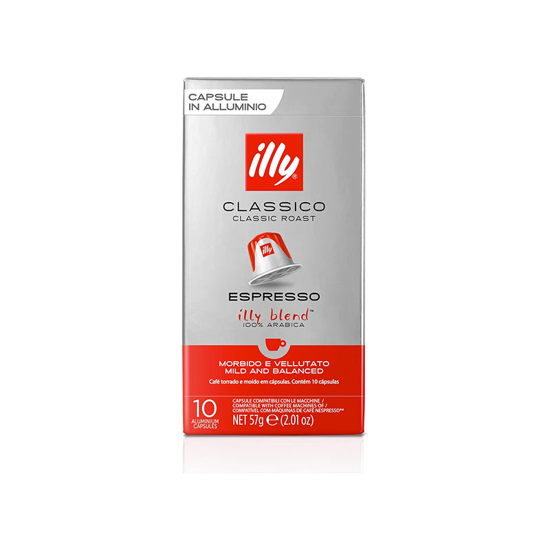 Illy Caffè – Nespresso – Classic Roast Blend – Aluminiumkapseln – Packung mit 100 Kapseln