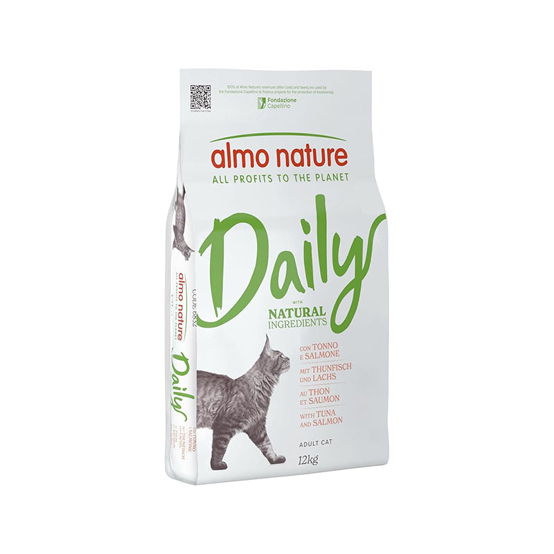 Almo Nature – Daily Maintenance – Sacco da 12 Kg – Con Tonno e Salmone