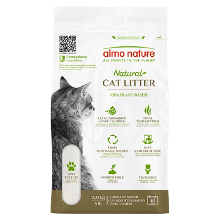 Almo Nature – Lettiera Naturale Per Gatti – SOFT TEXTURE – Sacco da 2.27 Kg