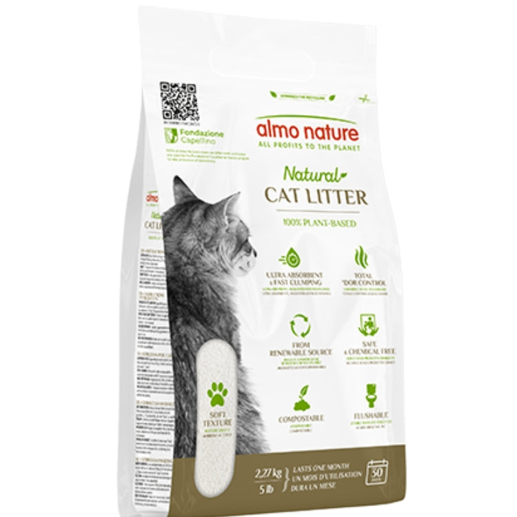 Almo Nature – Lettiera Naturale Per Gatti – SOFT TEXTURE – Sacco da 2.27 Kg