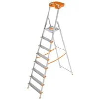 Colombo – Scala Attica In Alluminio Con Vaschetta Portaoggetti – 8 Gradini