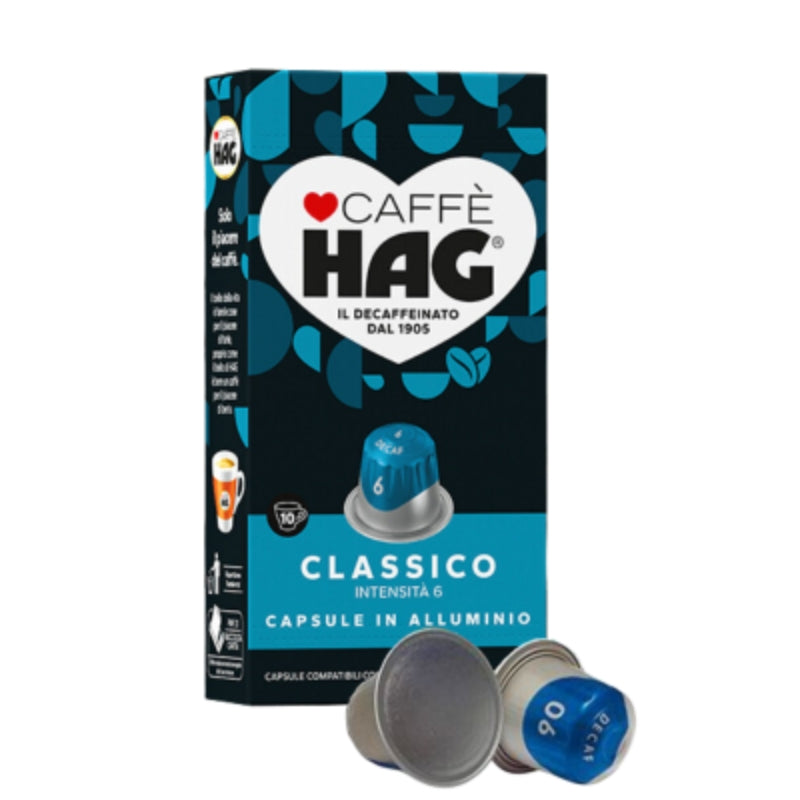Caffè Hag – Compatibili Nespresso Alluminio – Miscela Decaffeinato – 1 Capsula