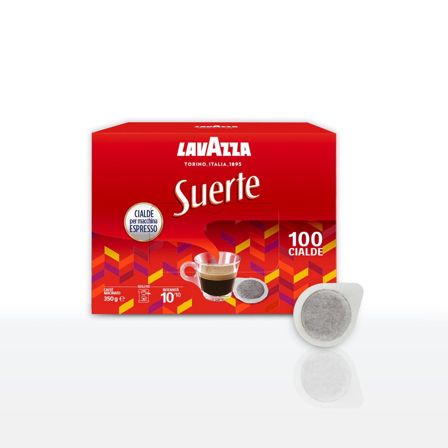 Caffè Lavazza - 100 Cialde Filtro Carta ESE 44 mm - Suerte