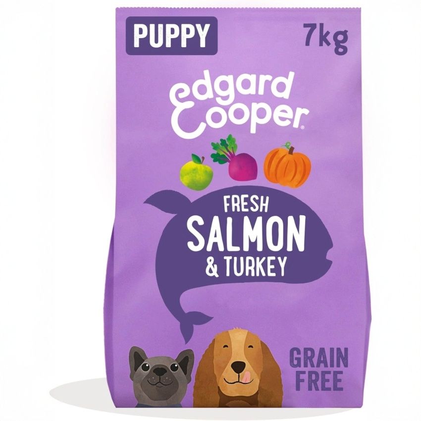 Edgard & Cooper – Crochette Cani – Adulti – Salmone/Tacchino – 7kg