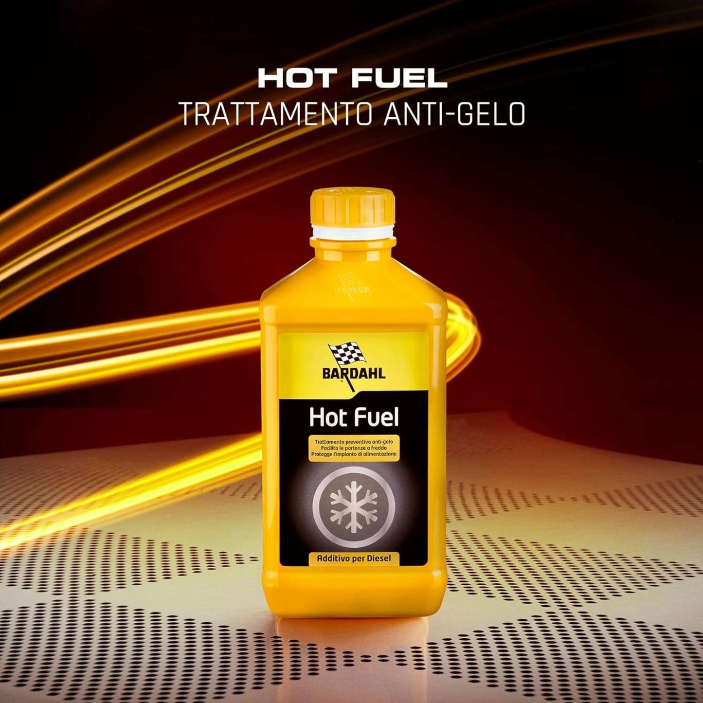 Bardahl – Hot Fuel 1L – Additivo Diesel per Evitare Cristalli di Paraffina e Abbassare il Punto di Congelamento