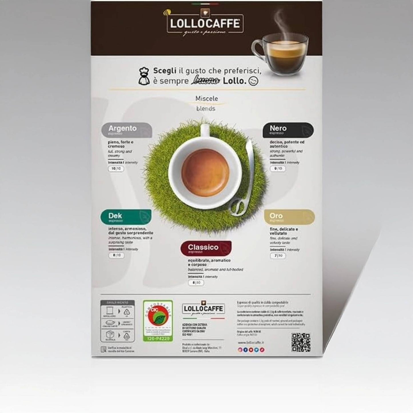 Caffè Lollo – Cialde – Miscela Oro