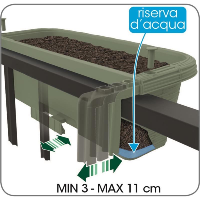 Bama – Schwalben-Pflanzgefäß – Creme