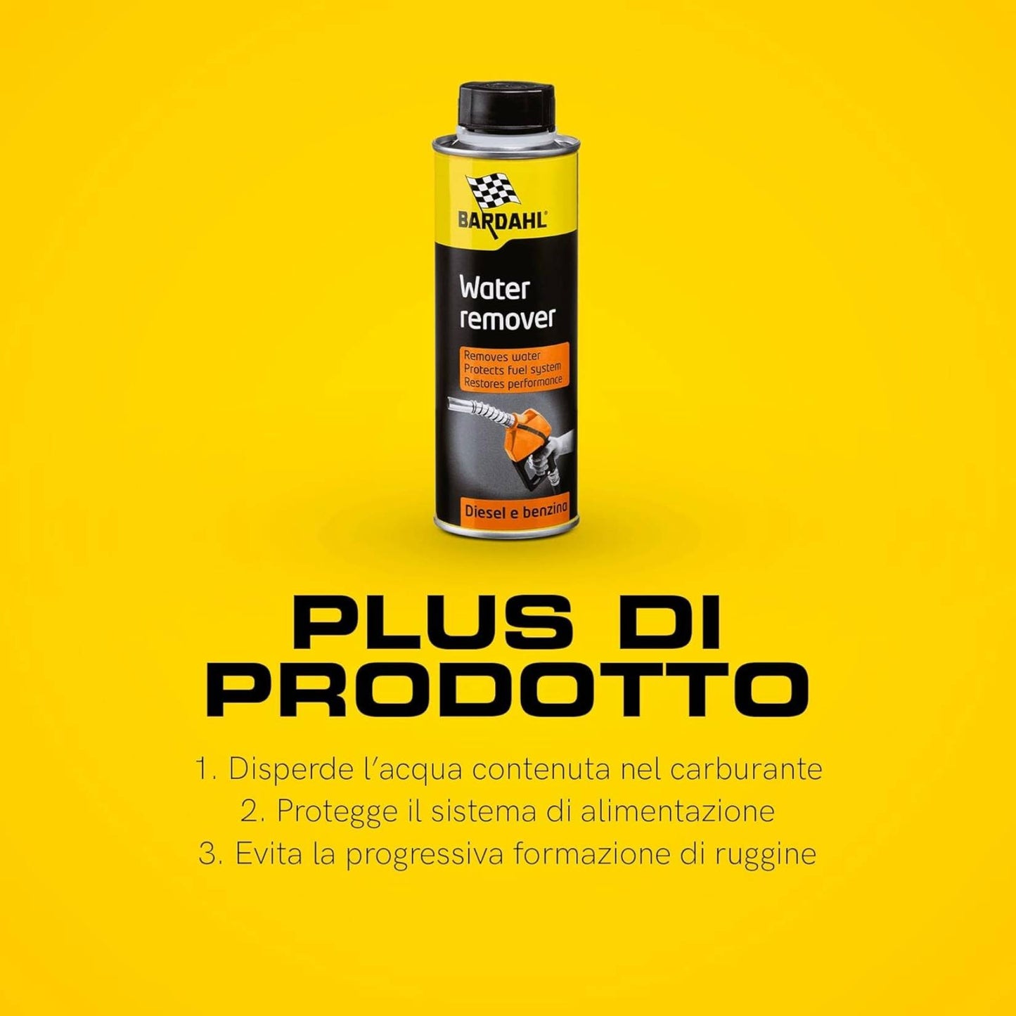 Bardahl – Water Removed – Additivo Carburante – 300 Ml