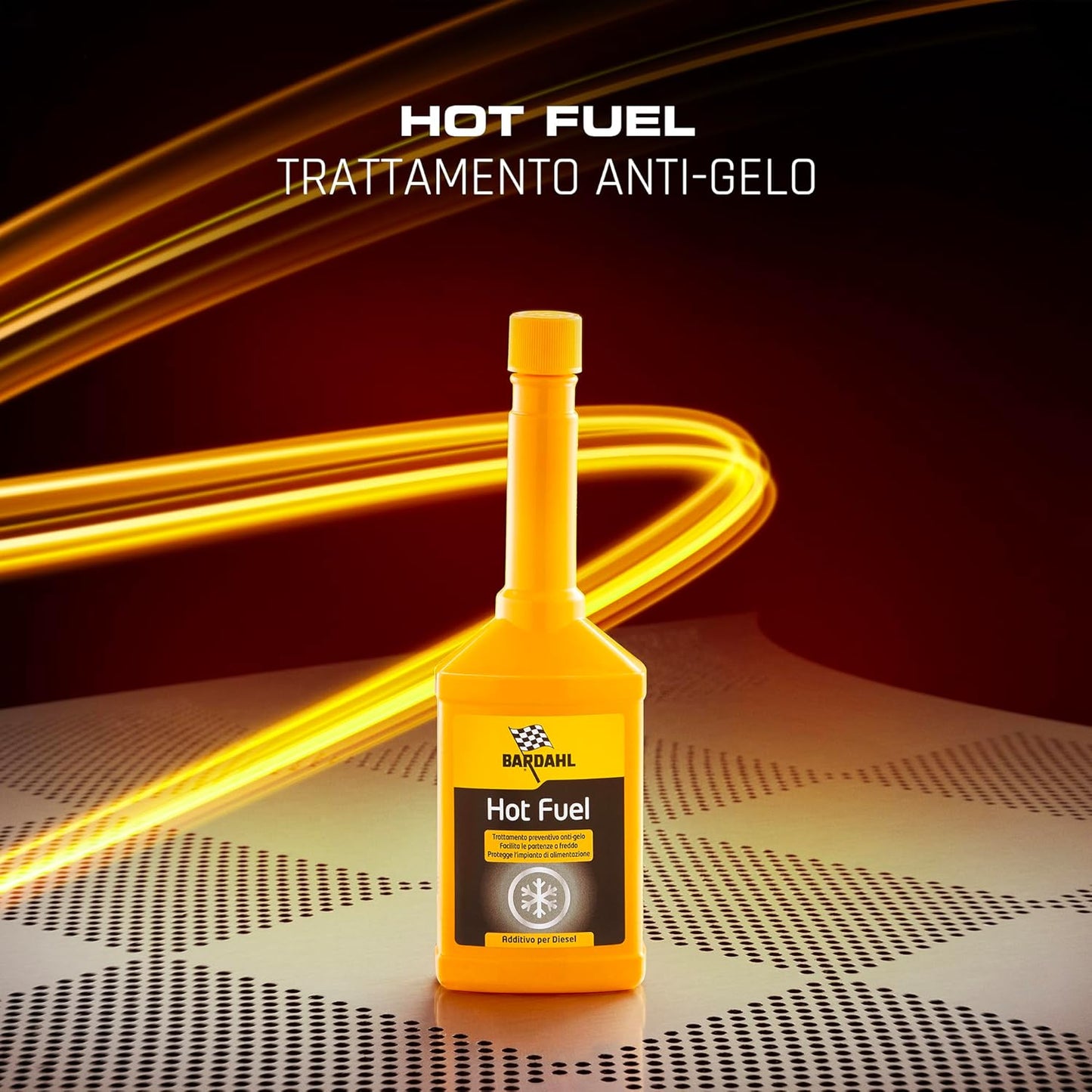 Bardahl Hot Fuel 250 ml – Additivo Benzina per Motori Freddi, Migliora Avviamento, Combustione e Risparmio Carburante