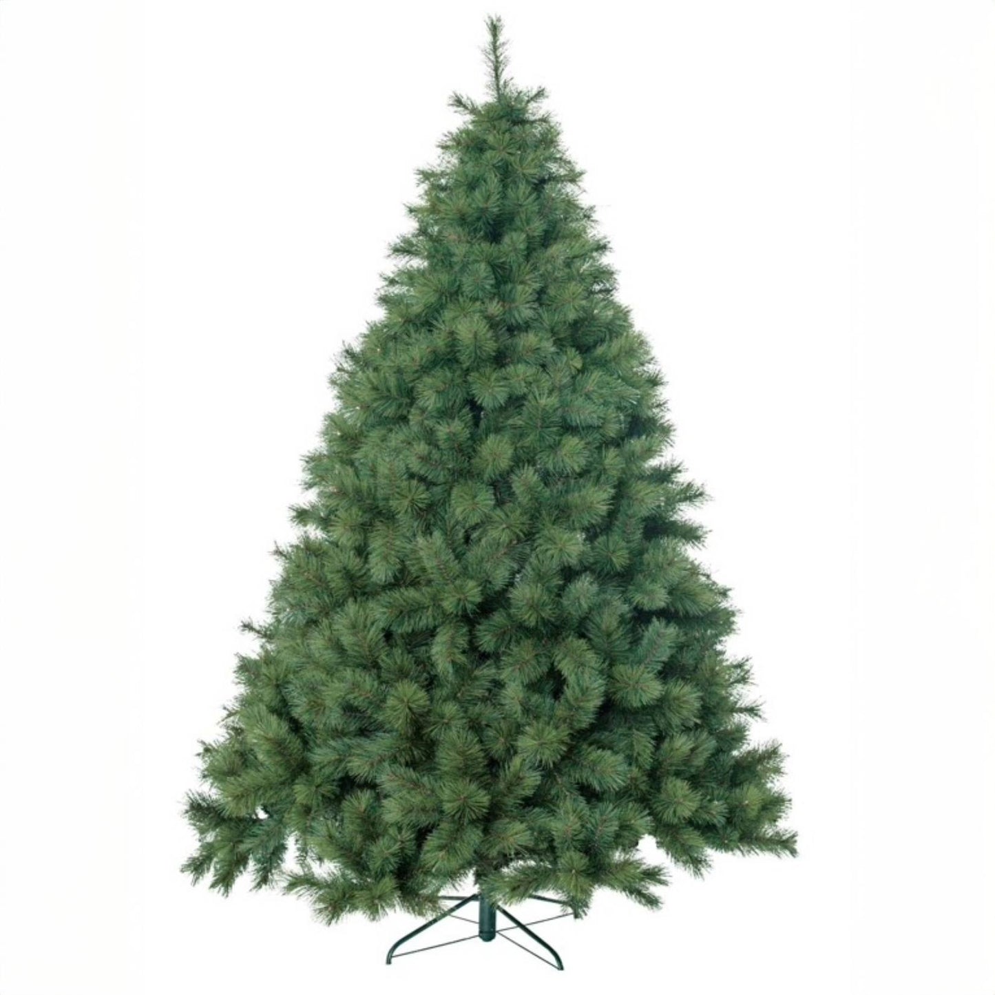 Albero di Natale 240 cm NaturaLux Modello Matti – 2023 Rami in PVC+PP, Ø162 cm, Realistico, Folto e con Montaggio ad Ombrello Facile