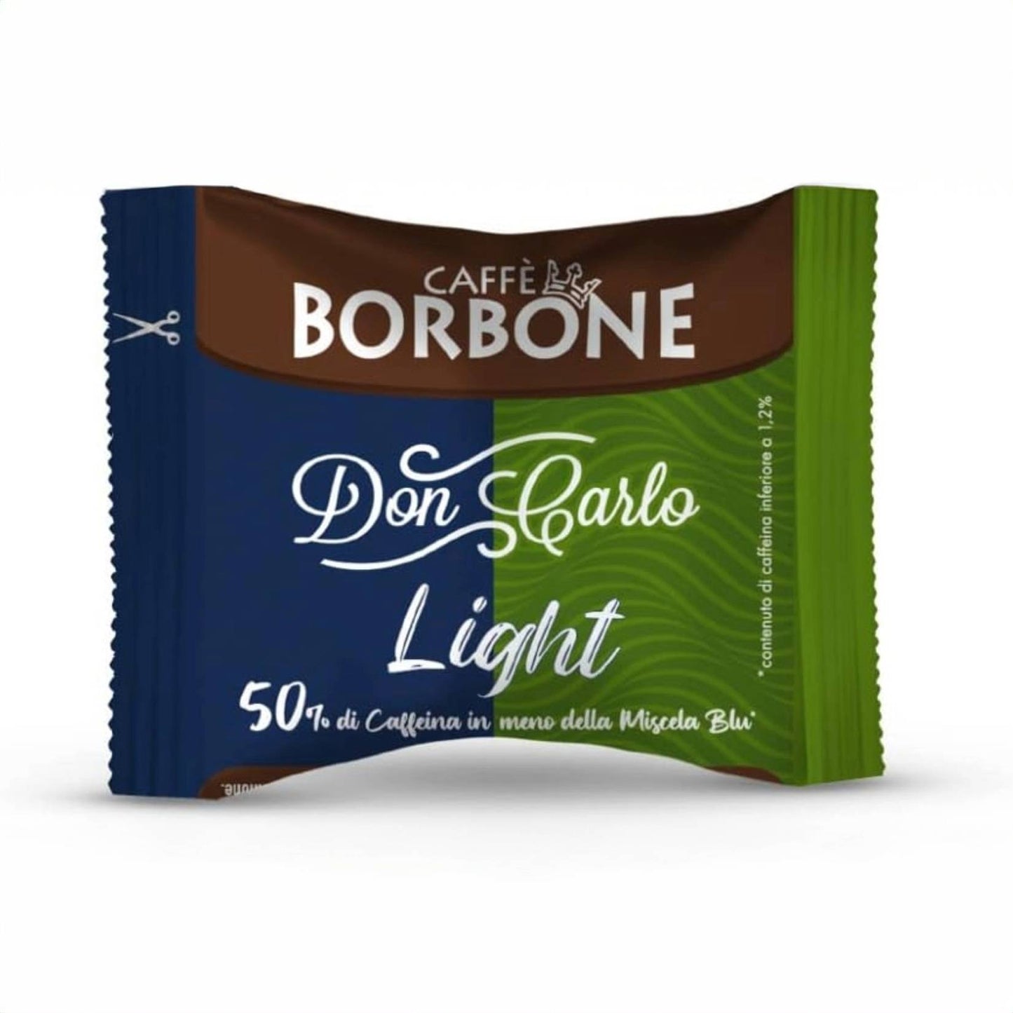 Caffè Borbone – Don Carlo – Miscela Light ; Capsule compatibili A Modo Mio® ; 50% di caffeina in meno rispetto alla Miscela Blu