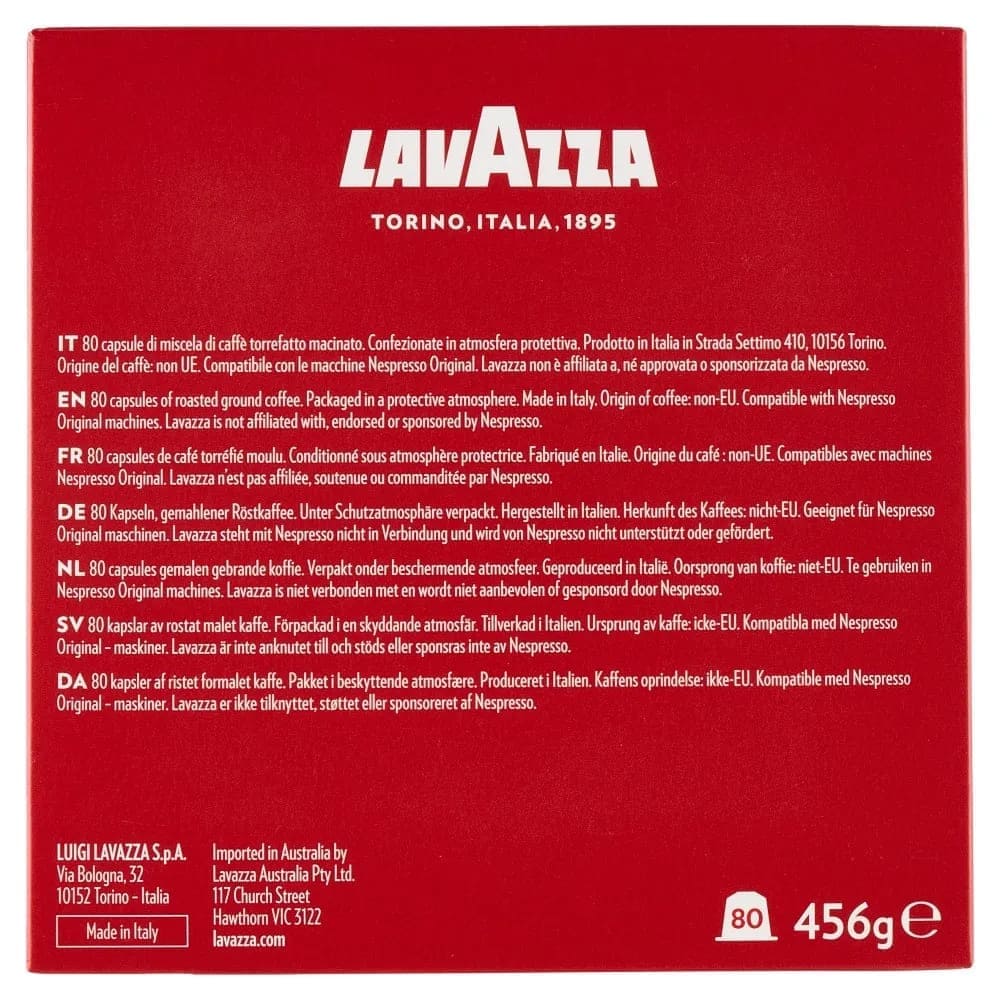 Lavazza - Nespresso Alluminio - Qualità Rossa