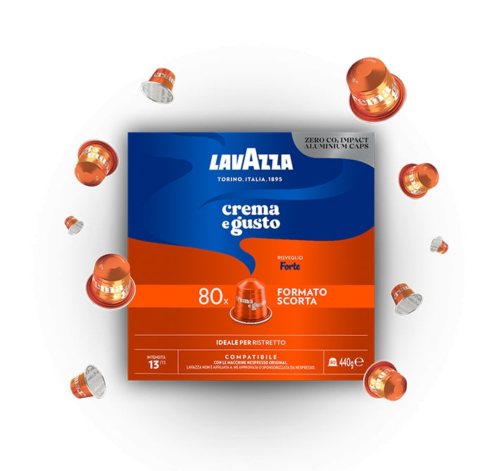 Lavazza – Nespresso Aluminium – Sahne und Geschmack – Starkes Erwachen