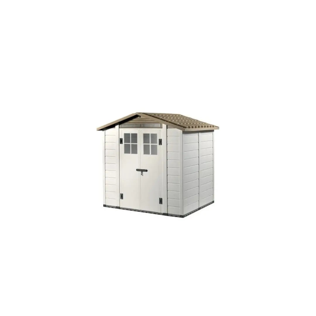 Garofalo – Gartenhaus Tuscany Evo 200 – Beige – Maße: 220x181x216