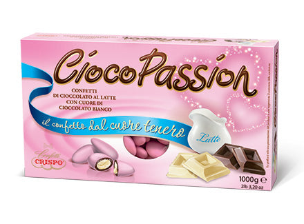 Confetti Crispo - CiocoPassion - Cioccolato al Latte Rosa - 1 Kg