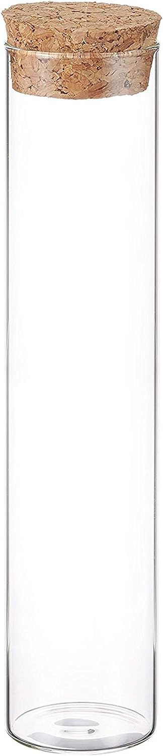 Emmebi - Reagenzgläser aus Glas mit Korkstopfen