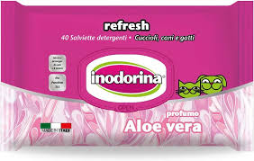 Inodorina – Feuchttücher – Duft: Aloe Vera – 40 Stück