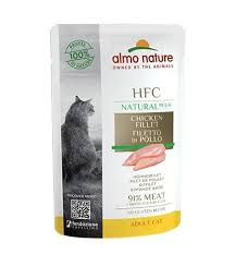 Almo Nature – HFC Natural per Gatti Adulti – Filetto di Pollo – ( Pacco da 24 Bustine x 55g cad)
