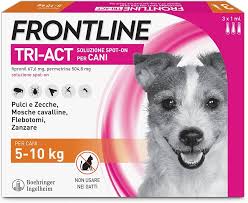 BOEHRINGER | Frontline Triact – 3 Pipette – Cane S (5-10Kg) – Antiparassitario per Cani e Cuccioli di Lunga Durata