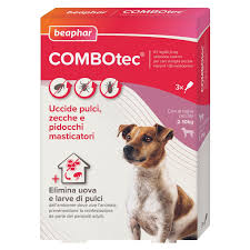 Beaphar Combotec – Pipette Antiparassitario – Per Cane Taglia Piccola (2-10 Kg) – Confezione da 3 Pipette