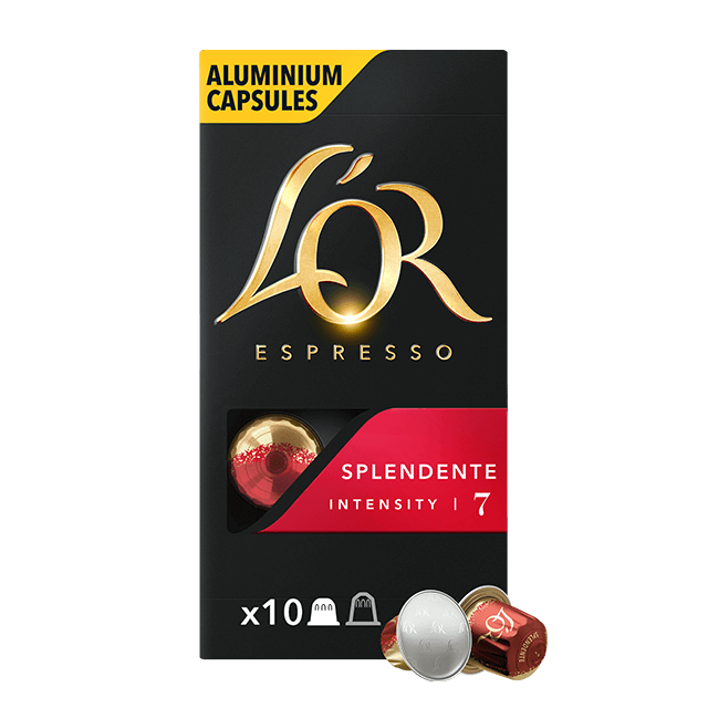 Caffè L'OR - Capsule Compatibili Nespresso Alluminio - Miscela Splendente