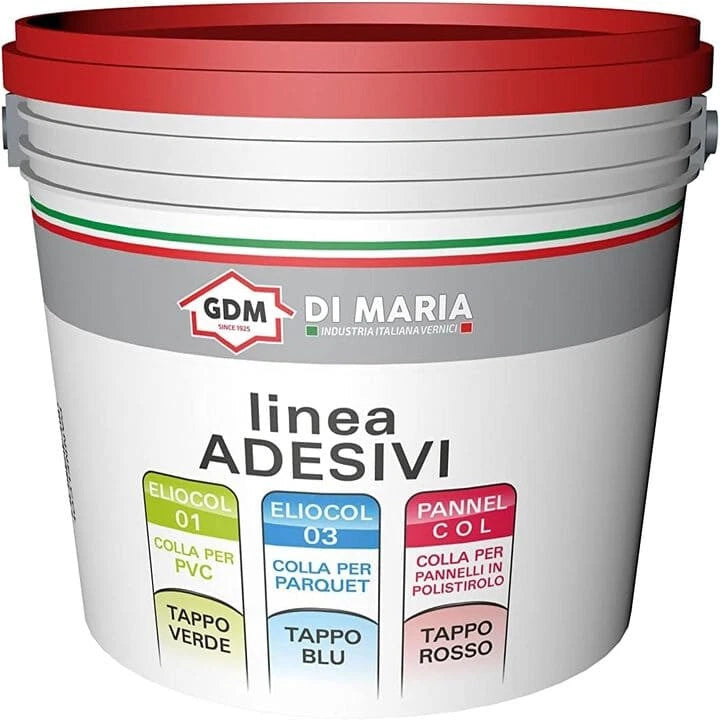 GDM – Adesivo in Pasta per INCOLLAGGIO di Pannelli in POLISTIROLO – Bianco